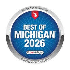 Best of Michigan 2026 winner seal. Opens the Guide to Michigan listing for Tedd R March D.O.